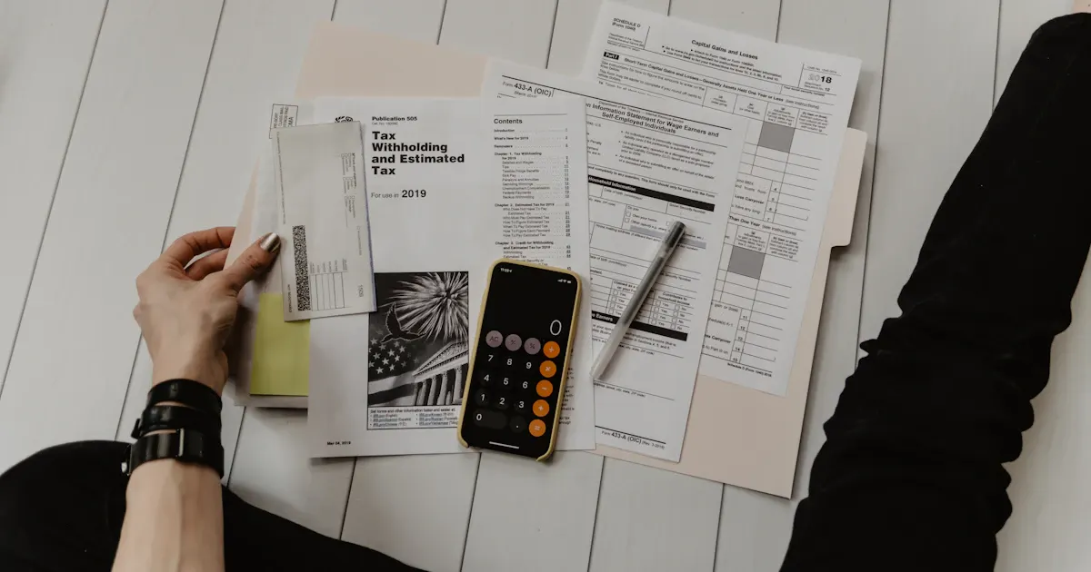 Tirelire et pièces de monnaie sur un bureau avec des documents de déménagement