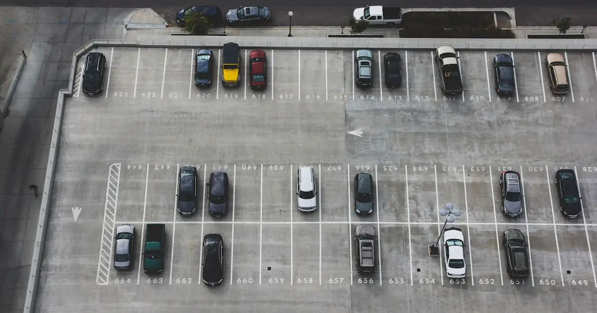 Panneau de parking relais P+Tram à Montpellier