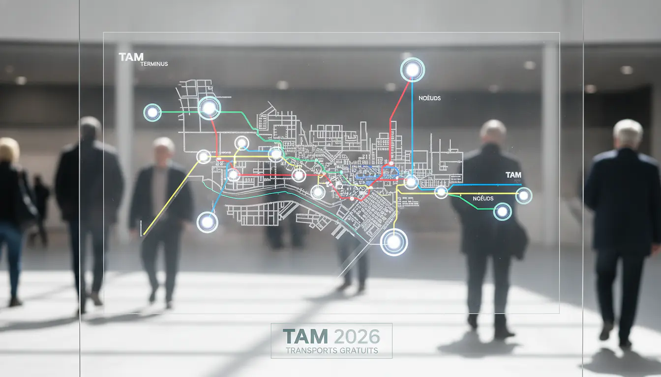 Carte interactive : terminus et noeuds du réseau TAM
